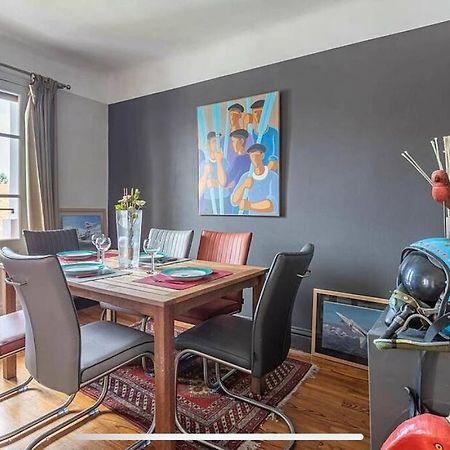Exceptionnel 3 Pieces Art Deco En Dernier Etage Avec Garage Prive Centre Biarritz Apartman Kültér fotó